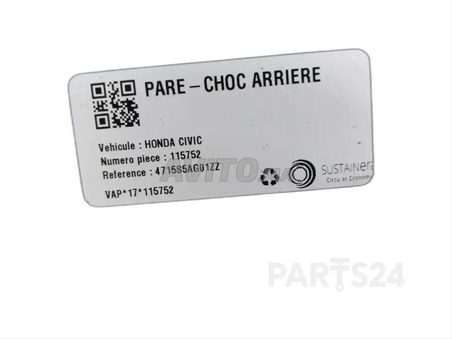 Pare-chocs arrière Civic 2004 - 2