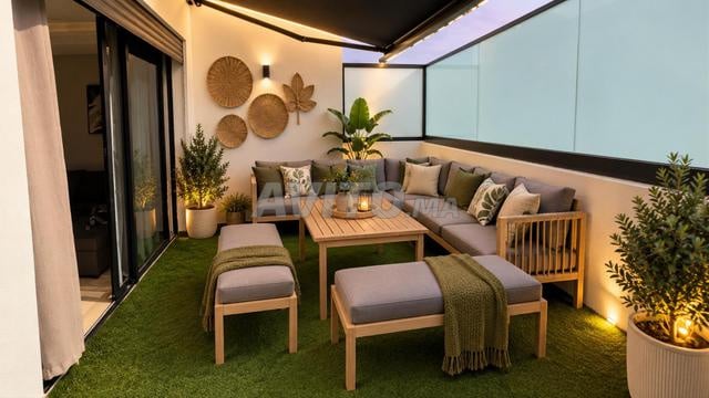 Appartement moderne avec terrasse – Vue Agadir Bay
