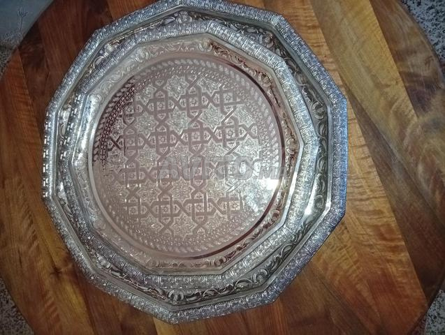 Plateaux en argent de Fès - 2
