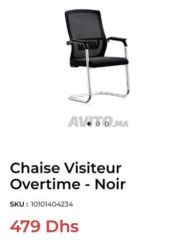 Deux chaises visiteur overtime KITEA avec facture - 2