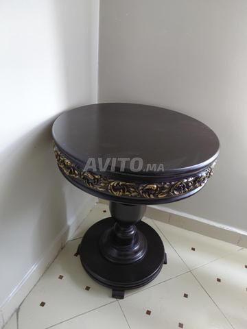 Table 1m20 x 75cm et table ronde - 2