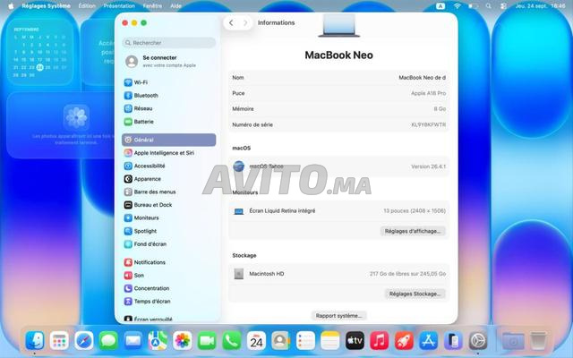 ماك بوك نيو مزود بشريحة Apple A18 Pro - 2