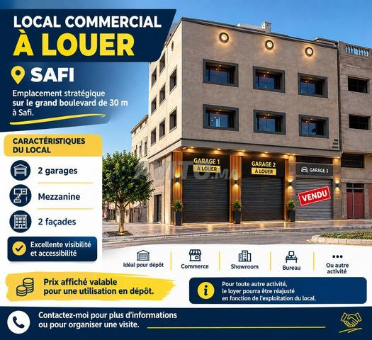 Magasin avec mezzanine à louer QT Marjana - 2