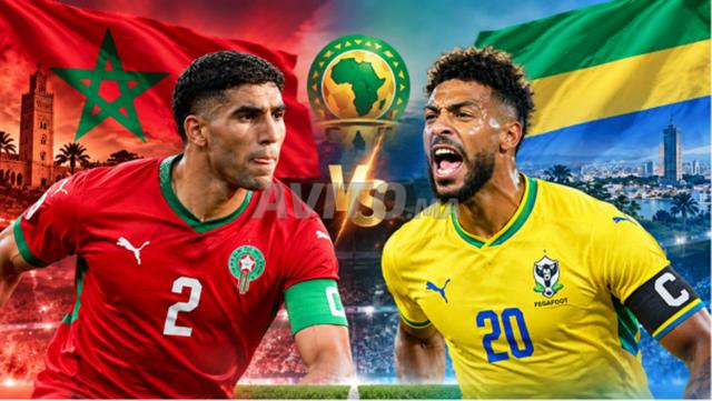 Maroc vs Gabon 3 Billets Catégorie 1