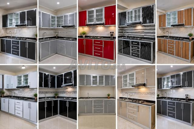 Cuisines en aluminium toutes couleurs - Installation professionnelle - 2