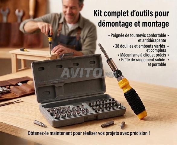 Kit d'outils multifonction 46 pièces - 2