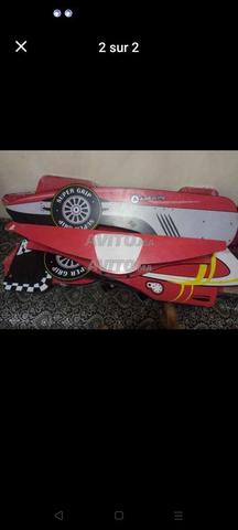 Lit voiture rubber rouge - 2