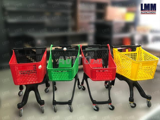**Chariots de courses pratiques et élégants pour boutiques et magasins** - 2