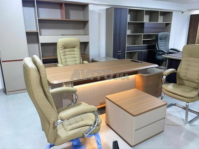 Ensemble Fauteuil Président et 2 Chaises Visiteurs - 2