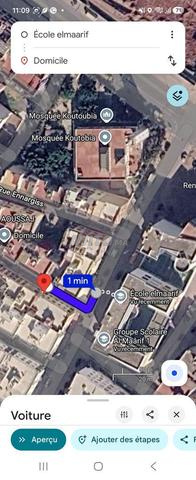 Appt 2200 face école Maarif et 5min Carrefour