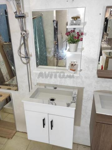 Ensemble de salle de bain avec miroir – Meuble Salle de Bain neuf