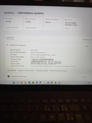 Dell Inspiron 15 Core i5 12e Gen 8 Go RAM – 512 Go - 2