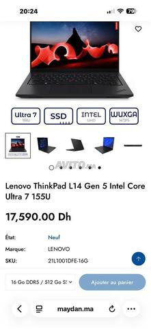 ThinkPad L14 Gen5 Ultra 7 15em 16Ram 512G / MA7AL - 2