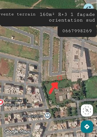Terrain 160m² Ain Atig - 2