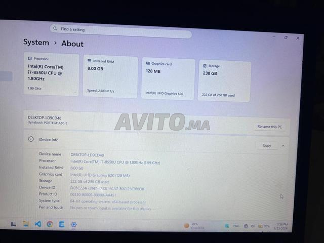 PC PORTABLE DYNABOOK TOSHIBA - 2