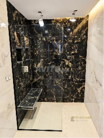 Cabine / porte de douche en verre avec pose - 2