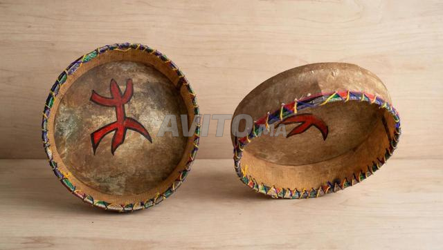 Bendir Amazigh authentique de Tinghir, 100% fait main - 2