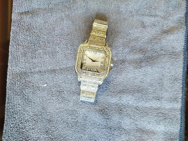 Montre Santos Iced Out, neuve à Kénitra. - 2