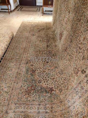 Prestigieux tapis persan en soie, d'origine Isfahan - 2