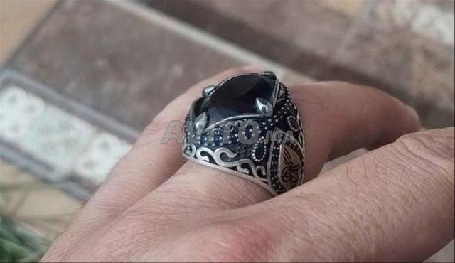 خاتم فضة وزنه 16 غرام - 2