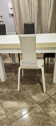 4 chaises cuir moderne - 2