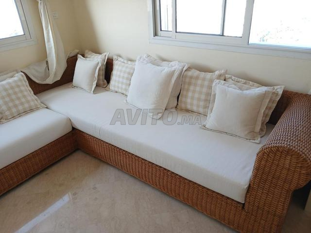 Fauteuil en kassab bio naturel - 2