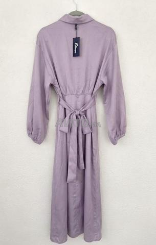 Robe chemise femme satin - 2