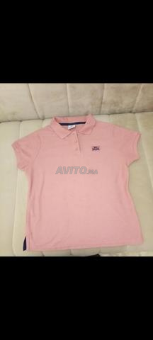 Chemise rose pâle avec cols à boutons - 2