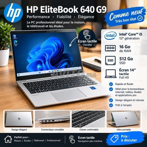 HP Elitebook 640 G9 i5 12ème Gén 512 SSD 16GB RAM