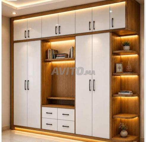 غرفة ملابس عصرية حسب الطلب - 2