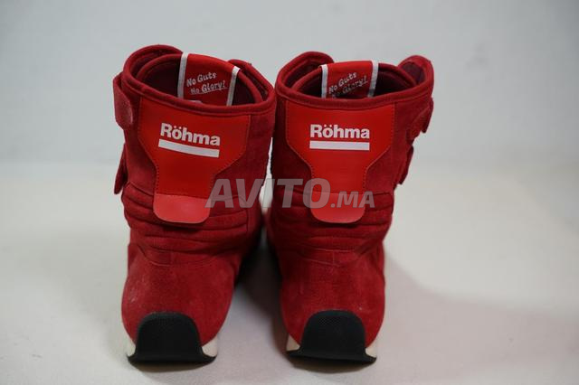 حذاء كلاسيكي فينتاج Röhma Motorsport Red Sued - 2