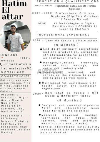Chef privé - 2