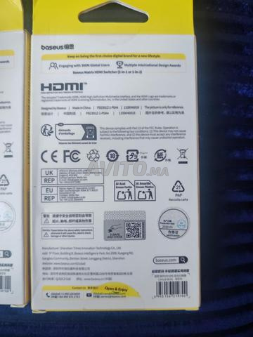 Switch HDMI Baseus 2 en 1 4K - 2