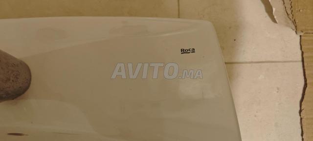 À vendre lavabo ROCA avec colonne blanche - 2