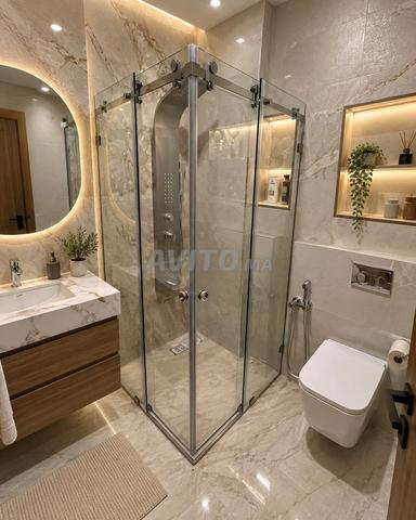 Cabine de douche en verre trempé - 2