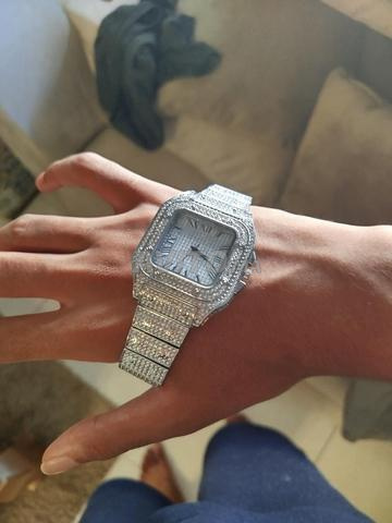 Montre homme style Luxe argentée - 2