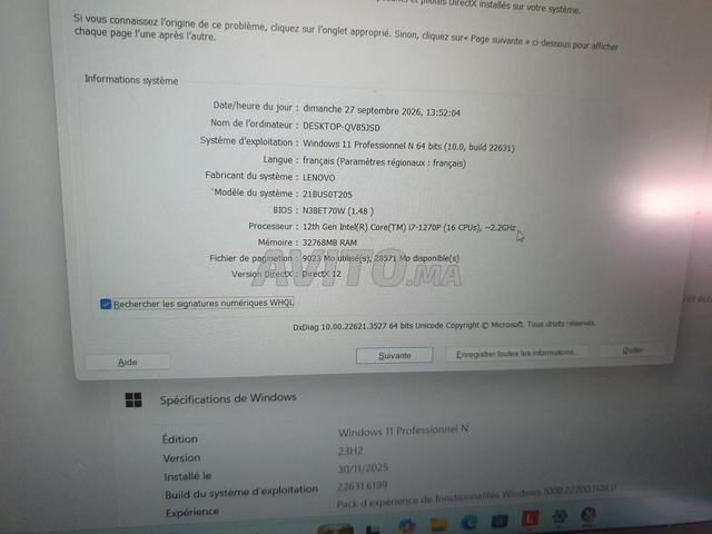 Lenovo Thinkpad P16s Gen 1 i7 1270P 9ra ta7t - 2