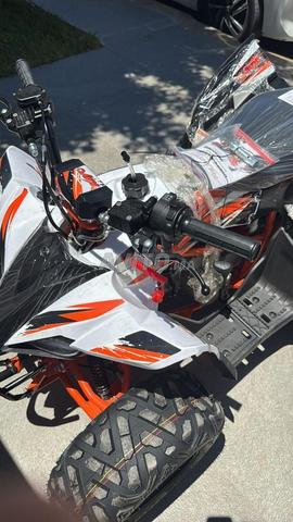 Quad 110cc Kayo Sport Blanc & Orange - 2