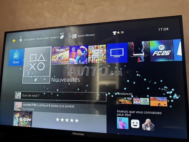 PS4 Slim 1 Tera Compte de jeux en ligne.