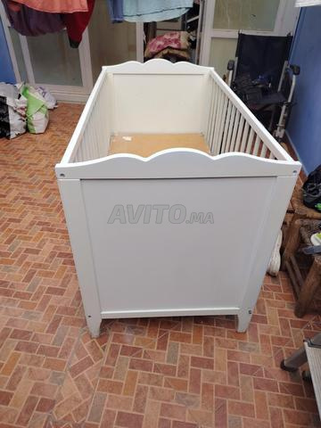 Lit bébé bois barrière amovible - 2