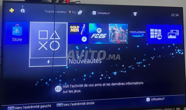 PS4 Slim 1To Flashée 2 Manettes Originales - 2