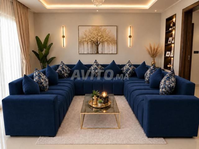 Salon moderne et chic, fabrication marocaine 100% - 2