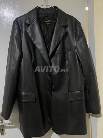 Veste cuir noir taille L/XL - 2