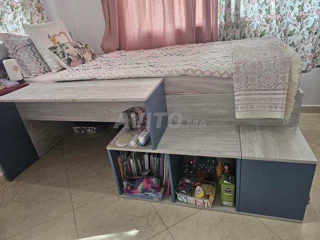 سرير ومرتبة بحالة جيدة - 2