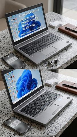حاسوب HP EliteBook 8470p بمعالج Core i5 ونظام ويندوز 7