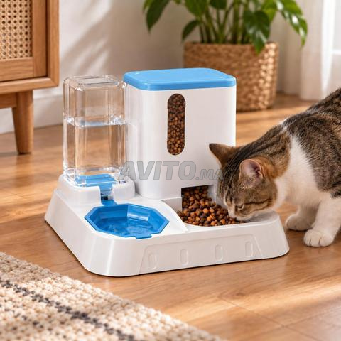 Distributeur automatique de nourriture et d'eau pour chats et chiens - 2