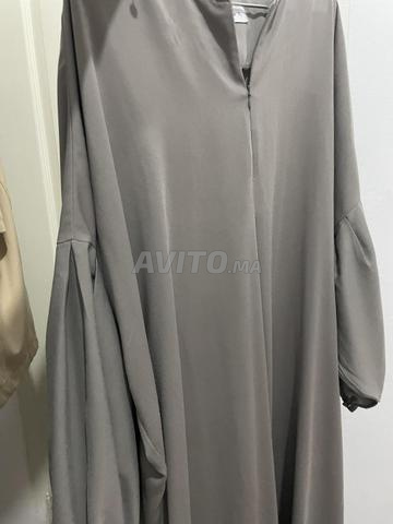 Abaya grise simple s/m - 2