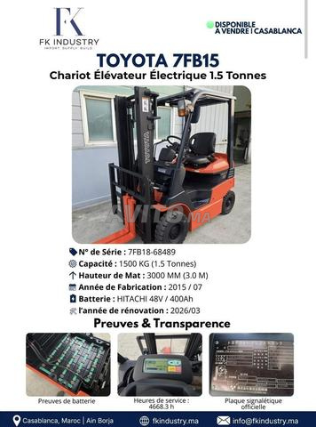Chariot élévateur électrique Toyota 1.5-2.5T