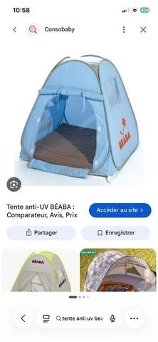 Tente pliable anti-UV et piscine pliable pour bébé - 2