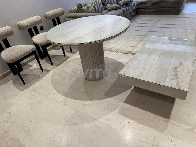 Tables en travertin - 2